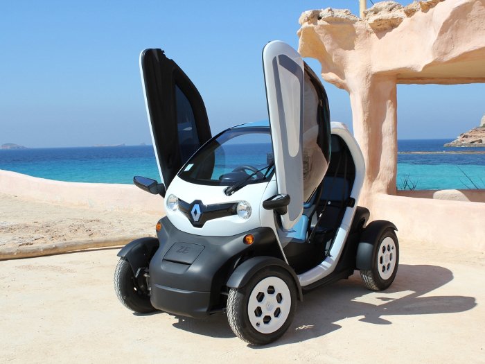 Самый маленький рено twizy