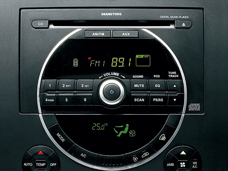 Ssangyong rexton аудиосистема