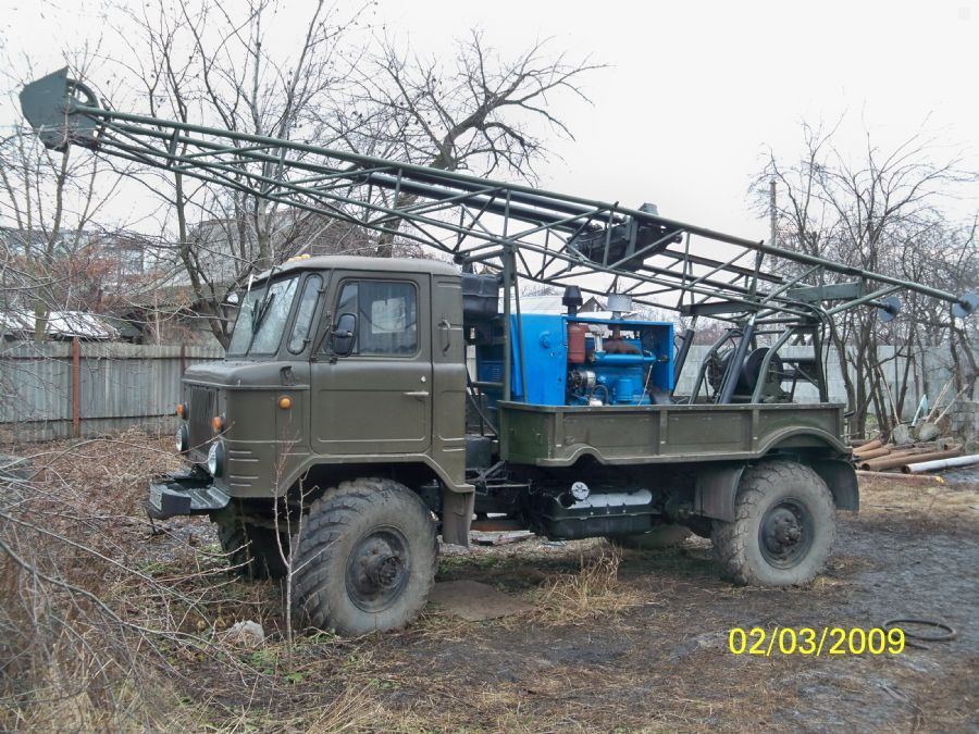 Буровая установка на газель